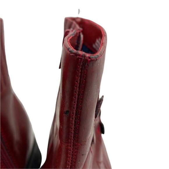 Esprit Women's Burgundy Jules Side Zip Ankle Boot US 4 - Picture 8 of 13